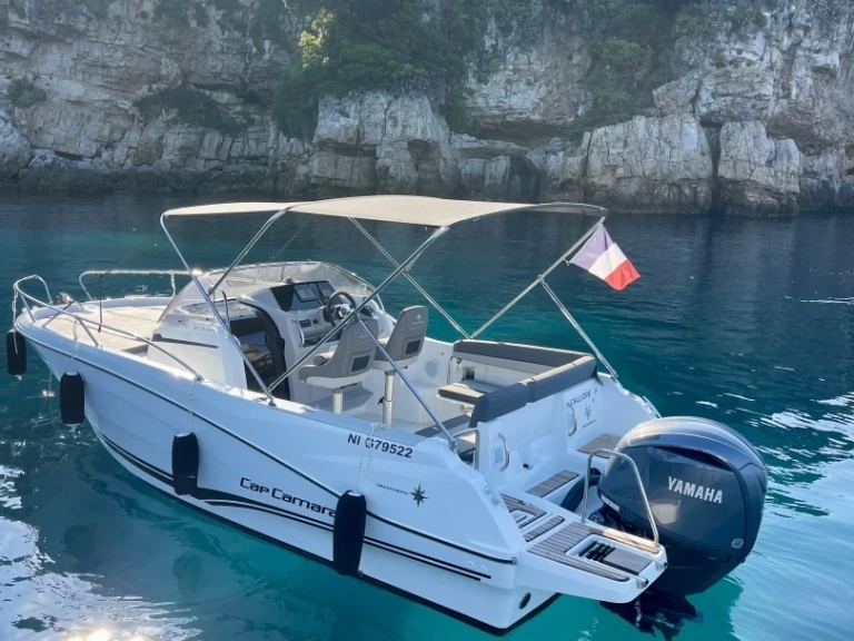 Jeanneau Cap Camarat 6.5 WA Serie 3 charter bareboat or skippered in  Antibes