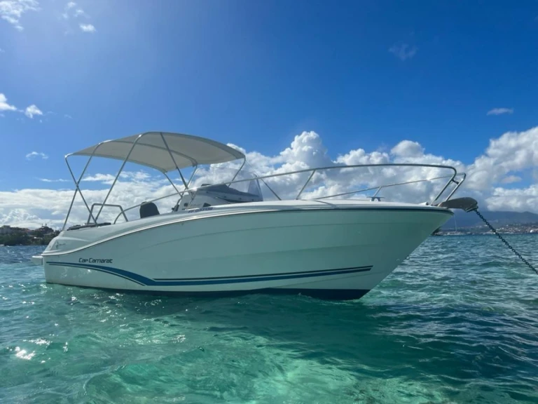 Jeanneau Cap Camarat 7.5 CC Serie 2 charter bareboat or skippered in  Les Trois-Îlets