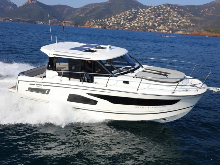 Jeanneau Merry Fisher 1095 charter bareboat or skippered in  La Trinité-sur-Mer