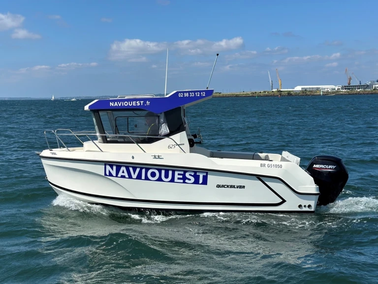 Hire Motorboat with or without skipper Quicksilver Brest