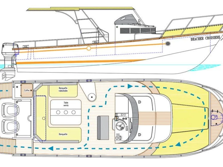 Hire Motorboat with or without skipper Beacher Arcachon
