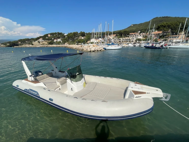 Capelli Tempest 770 charter bareboat or skippered in  La Madrague
