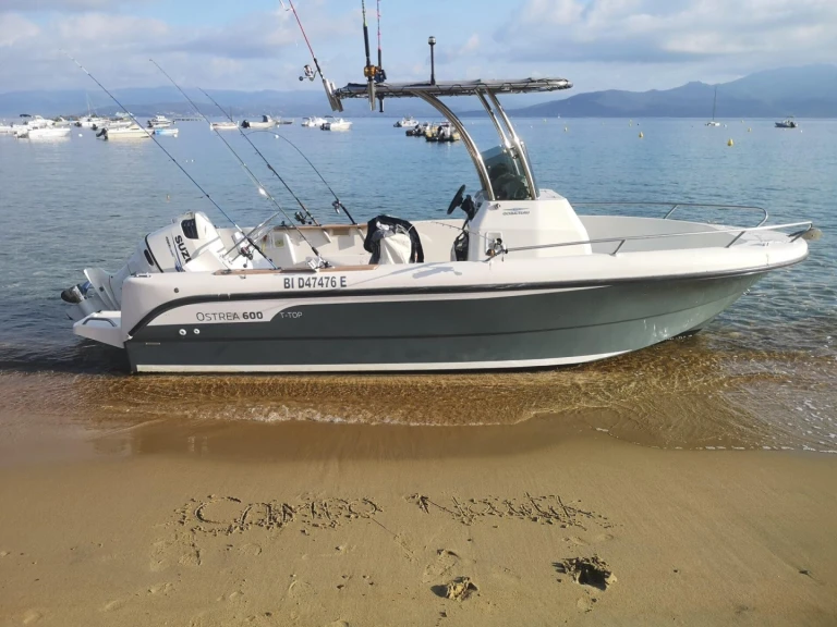 Yacht hire Campomoro cheap OCQUETEAU 600 OSTREA T TOP
