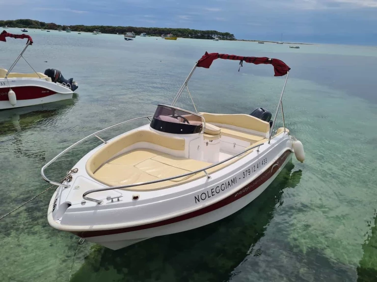 Marinello Eden 18 charter bareboat or skippered in  Porto Cesareo