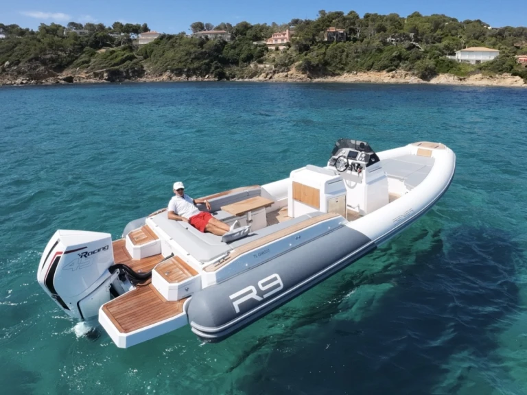 Renier Renier R9 Tourer charter bareboat or skippered in  Le Lavandou