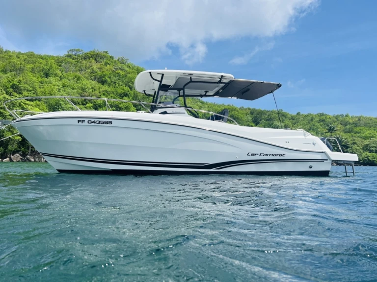 Jeanneau Cap Camarat 9.0 CC charter bareboat or skippered in  Les Trois-Îlets