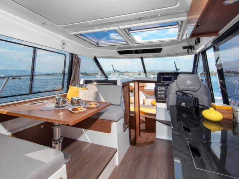 Jeanneau Merry Fisher 1095 charter bareboat or skippered in  La Trinité-sur-Mer