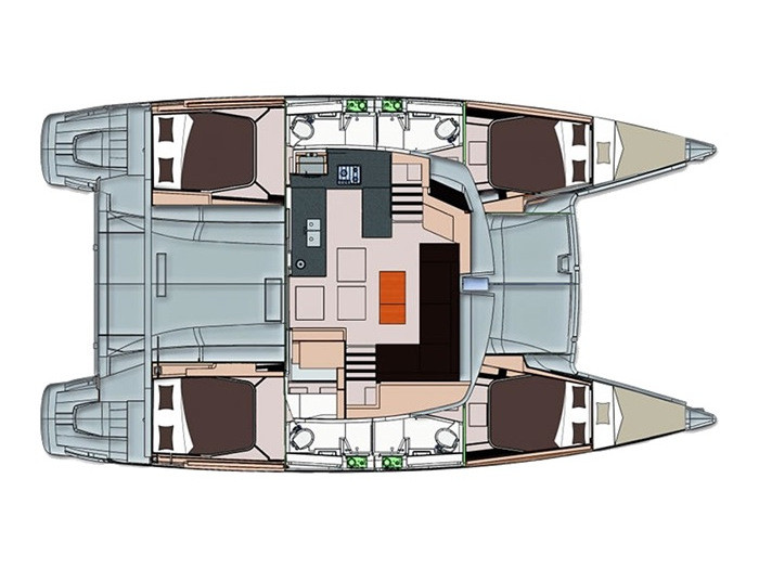 Yacht charter Sant Antoni de Portmany - Fountaine Pajot Helia 44 on SamBoat