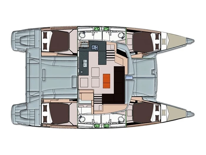 Yacht charter Sant Antoni de Portmany - Fountaine Pajot Helia 44 on SamBoat