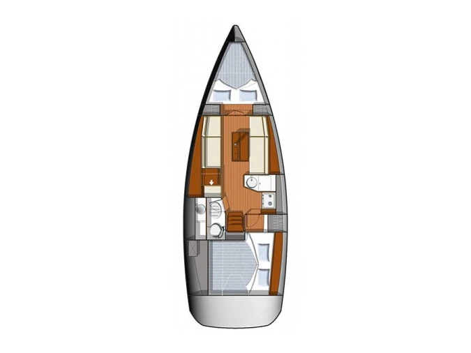 Hire Sailboat with or without skipper Jeanneau Split