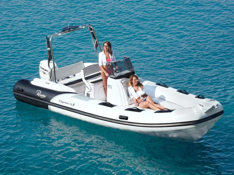 Hire RIB Ranieri with a boat licence