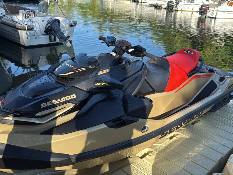 Sea-Doo RXT-X RS 325 charter bareboat or skippered in  Mandelieu-la-Napoule