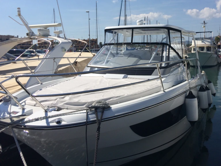 Jeanneau Cap Camarat 10.5 WA charter bareboat or skippered in  Cogolin