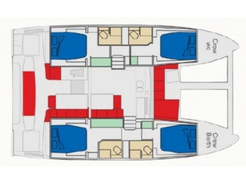 Yacht hire Salerno cheap Lagoon 43