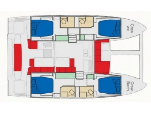 Yacht hire Salerno cheap Lagoon 43