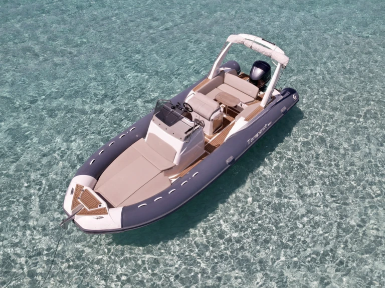 Capelli Tempest 800 charter bareboat or skippered in  Marina Botafoch