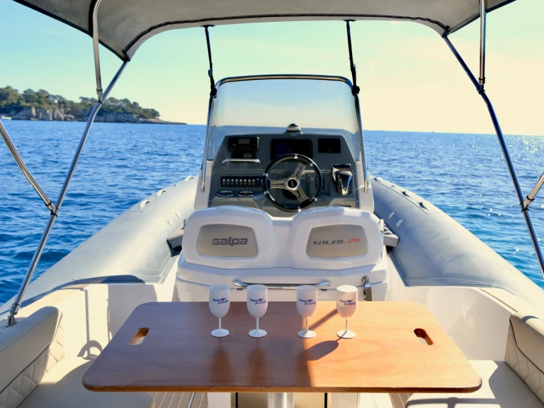 Salpa Salpa Soleil 26 charter bareboat or skippered in  Juan-les-Pins