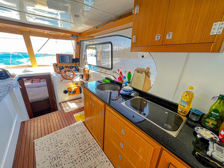 Custom Made Agara 44 charter bareboat or skippered in  Skopea Marina