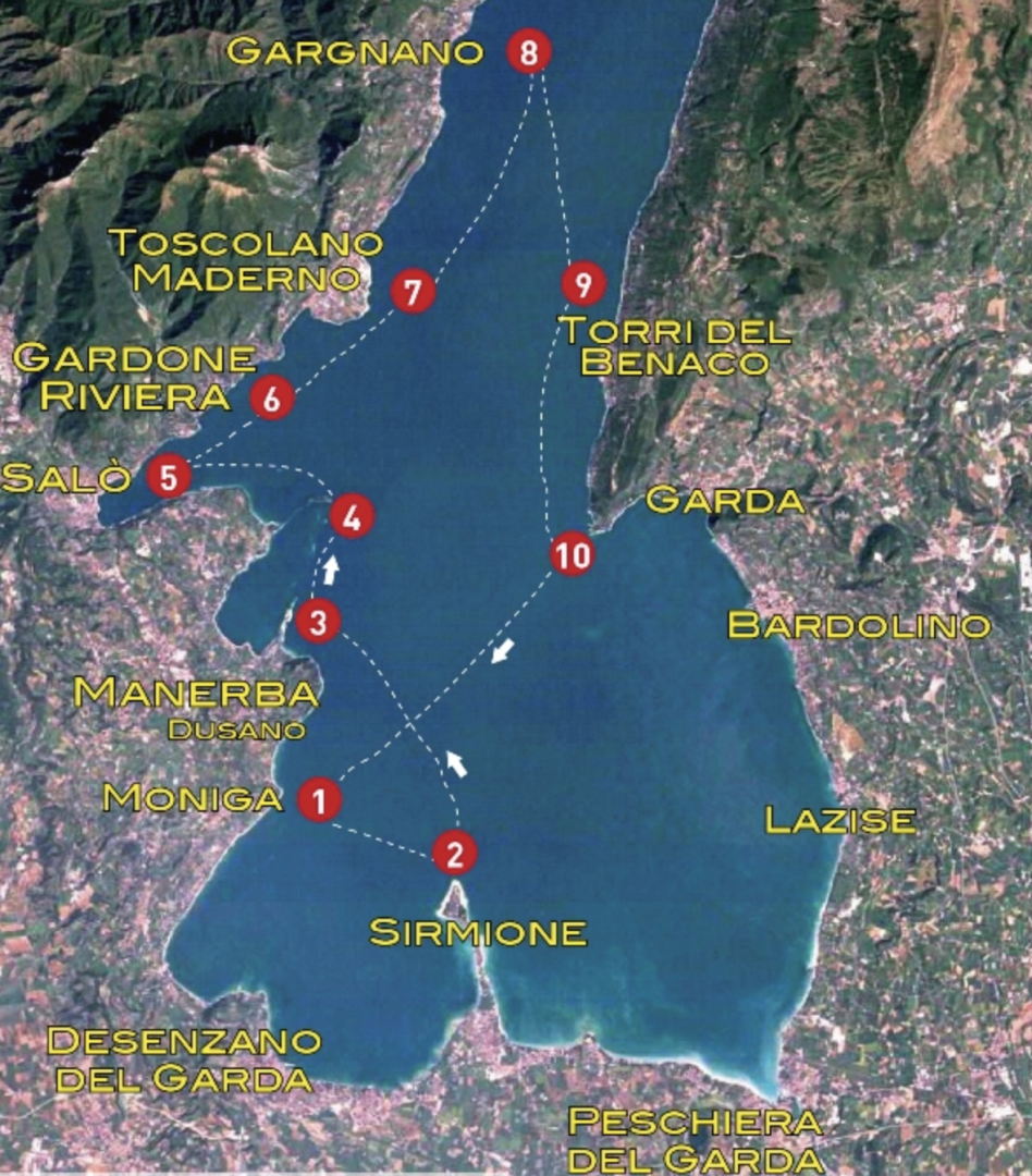 Barqa Q20 charter bareboat or skippered in  Moniga del Garda