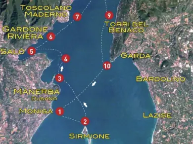 Barqa Q20 charter bareboat or skippered in  Moniga del Garda