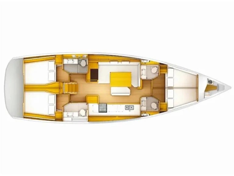 Sailboat hire in Alimos - Jeanneau sun odyssey 519 (4cab)