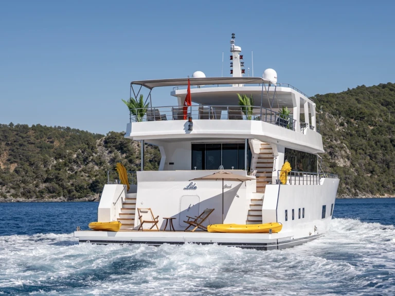 Custom Made Lila Trawler charter bareboat or skippered in  Fethiye