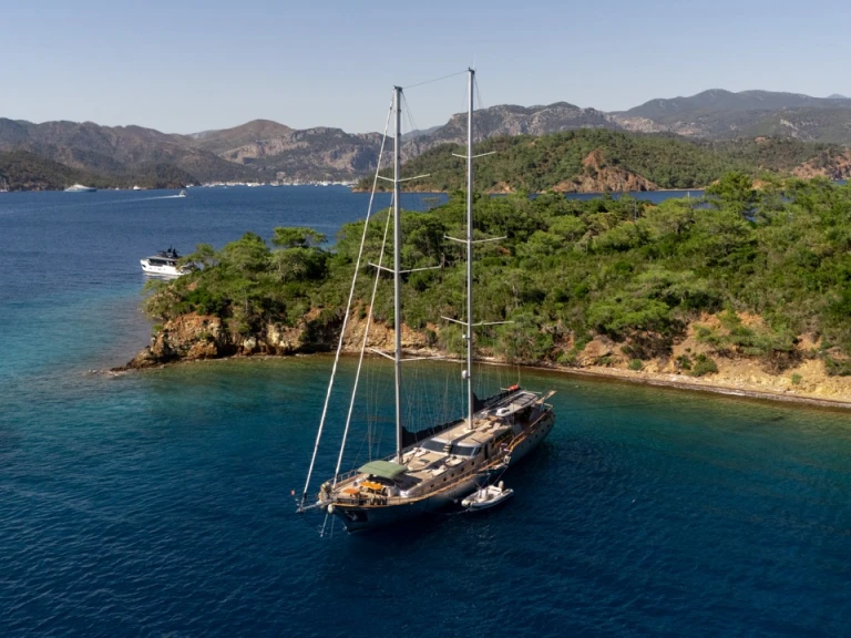 Sailboat hire in Bodrum - Custom Made Silver Moon