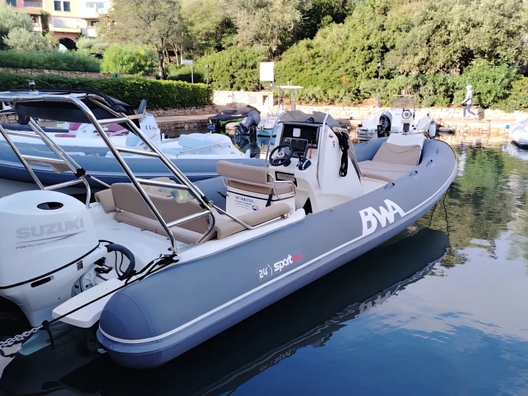 Bwa Sport 22 GTO charter bareboat or skippered in  Olbia