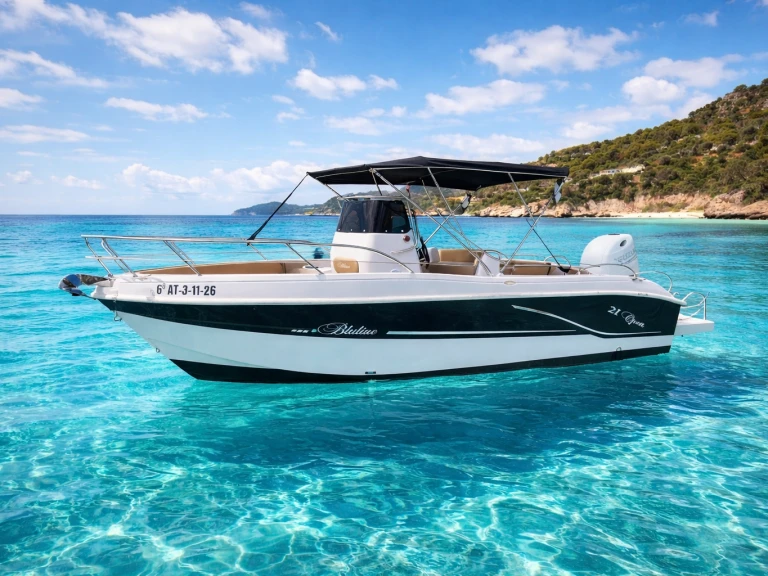 Yacht hire Marina De Cala D'Or cheap bluline 21 open