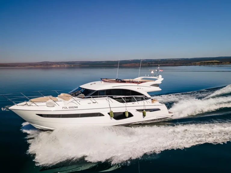 Princess 55F charter bareboat or skippered in  Cannes