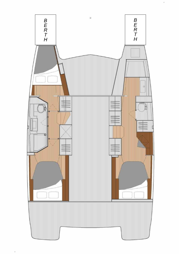 Hire Catamaran Fountaine Pajot with a boat licence