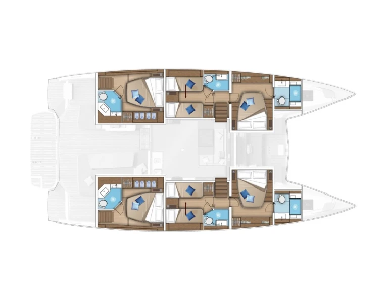 Charter a Lagoon Lagoon 55 in Olbia on Samboat