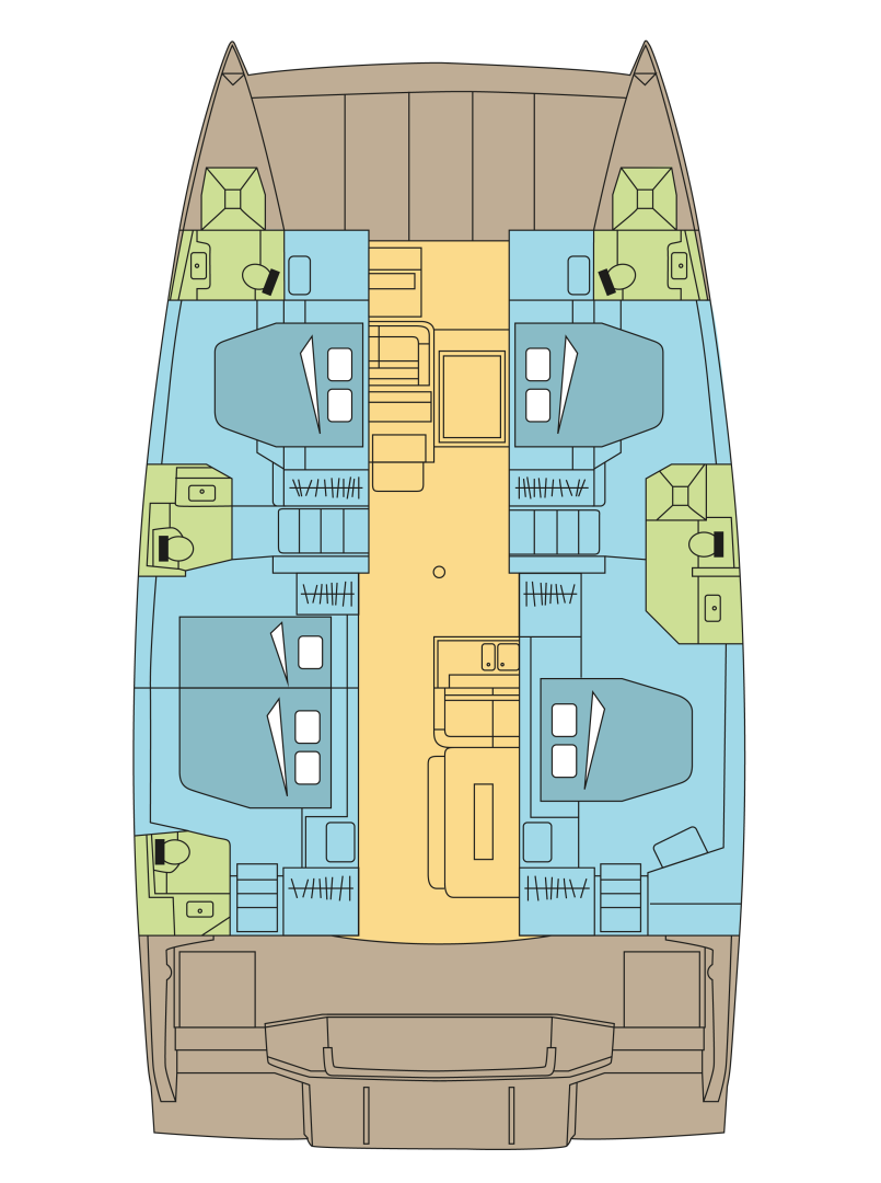 Catamaran hire in Nassau - Bali Bali 4.8