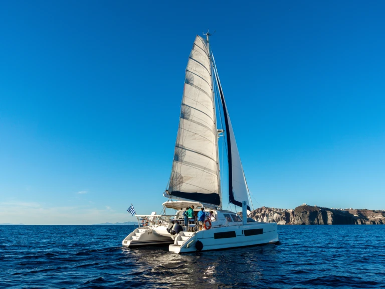 Catamaran to hire Vlychada at the best price