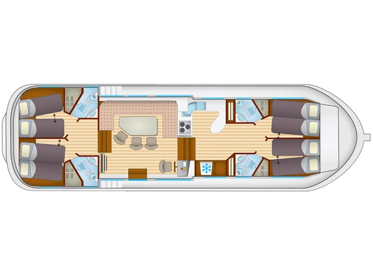 Yacht charter Montesquieu-Lauragais - Pénichette Pénichette 1500 FB on SamBoat