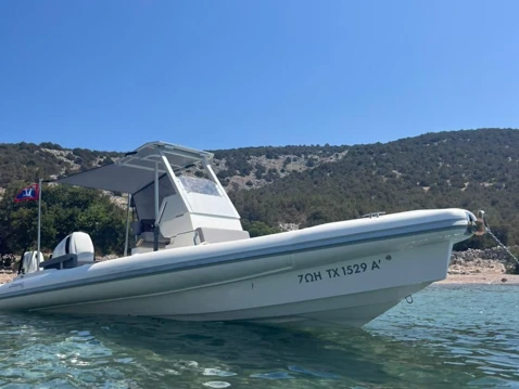RIB hire in Hydra - Oceanic 750