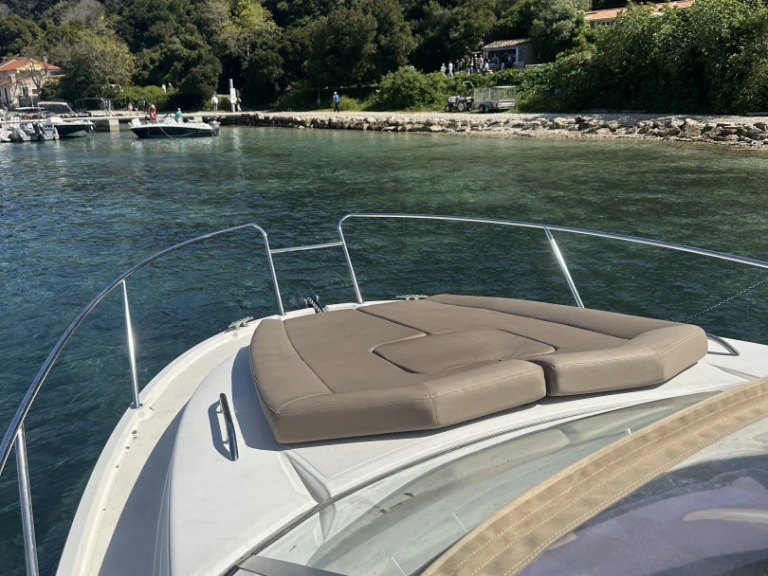 Jeanneau Leader 8 charter bareboat or skippered in  Mandelieu-la-Napoule