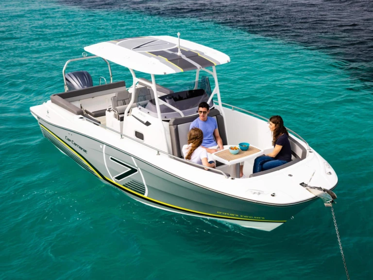 Jeanneau Cap Camarat 7.5 CC charter bareboat or skippered in  Rapallo