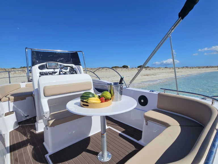 Blumax Bluline 21 charter bareboat or skippered in  Ibiza Town
