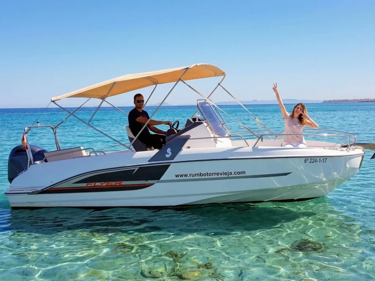 Motorboat hire in Torrevieja - Bénéteau Flyer 6 SPACEdeck