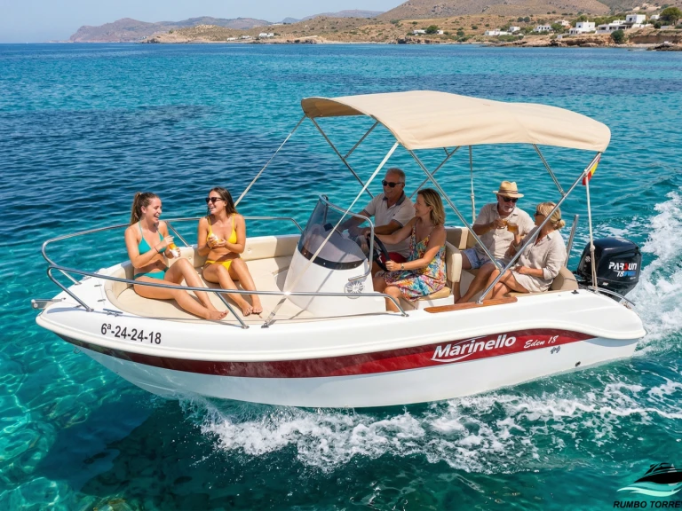 Hire Motorboat with or without skipper Marinello Torrevieja