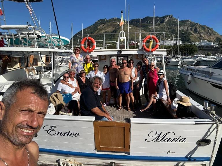 Custom Gozzo42 charter bareboat or skippered in  Porto di Forio