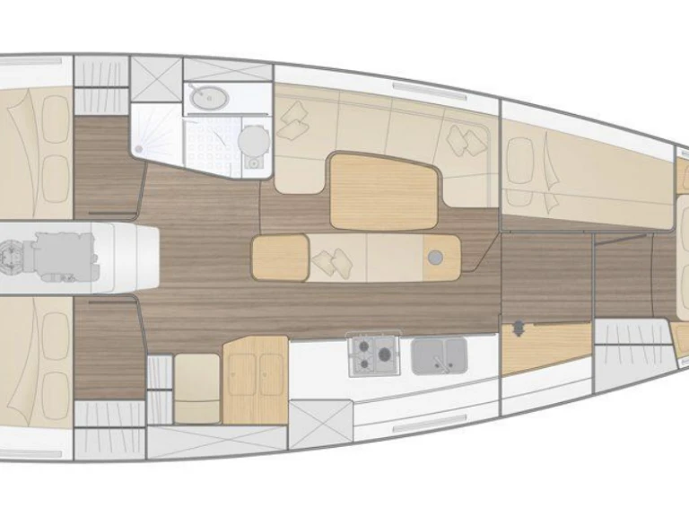 Jpk JPK 45 FC charter bareboat or skippered in  Marseille