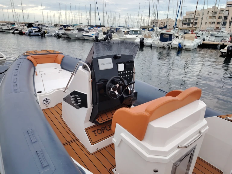Tiger TL 850 charter bareboat or skippered in  Saint-Raphaël