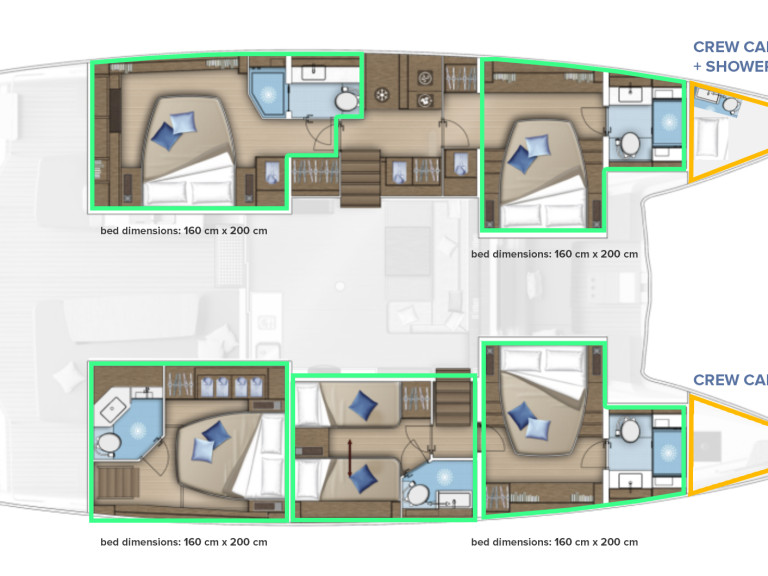 Hire Catamaran with or without skipper Lagoon Kaštela