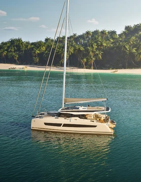 Catamaran to hire Lávrio at the best price