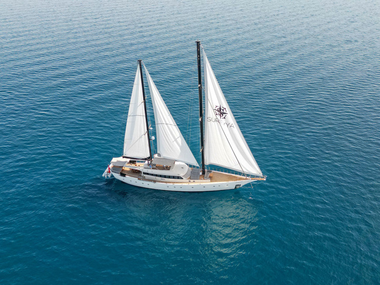 Hire Sailboat  with a boat licence
