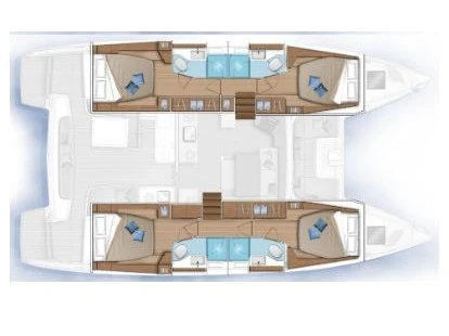 Hire Catamaran with or without skipper Lagoon Gouvia