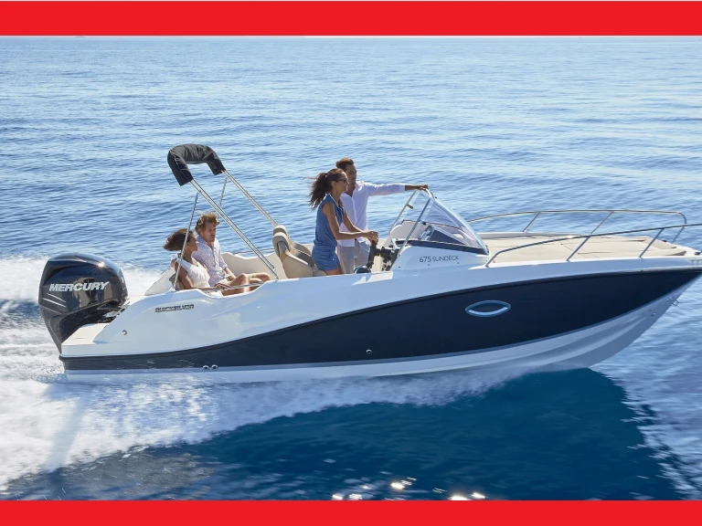 Motorboat hire in Biograd na Moru - Quicksilver Activ 675 Sundeck