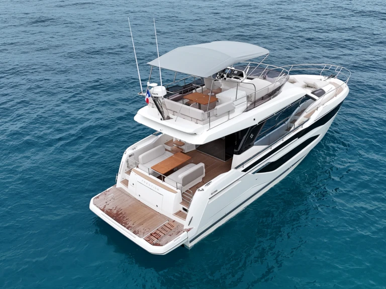 Prestige Prestige F4.9 charter bareboat or skippered in  Ajaccio